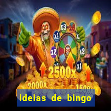 ideias de bingo para o natal